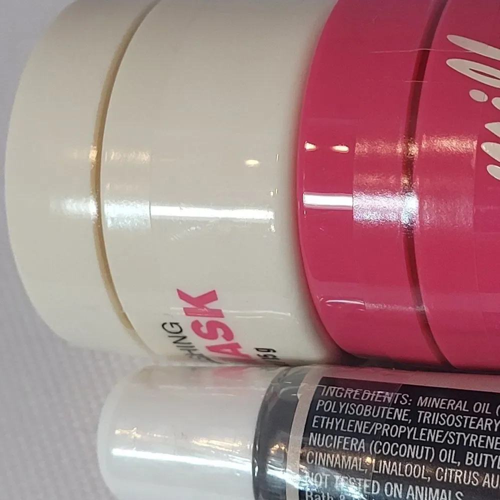 BBW Milk Bar Cookie Butter 2025 Lip Mask Gloss Scrub 3 Pc Set New All Sealed OOS